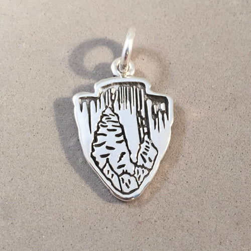 TEMPLE Of The SUN .925 Sterling Silver Charm Pendant Carlsbad Caverns National Park New Mexico NA08