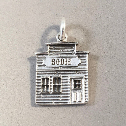 BODIE Ghost Town .925 Sterling Silver Charm Pendant California Old West Storefront New TW48-BD