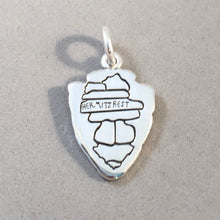 Load image into Gallery viewer, HERMIT&#39;S REST .925 Sterling Silver Charm Pendant grand Canyon National Park Arizona NA04