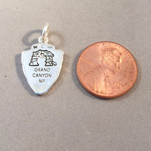 Load image into Gallery viewer, HERMIT&#39;S REST .925 Sterling Silver Charm Pendant grand Canyon National Park Arizona NA04