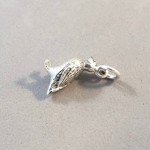 PUFFIN .925 Sterling Silver 3-D Charm Pendant Alaska Maine Ireland Iceland Bird Pendant BI09