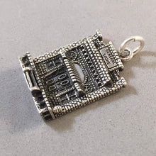 Load image into Gallery viewer, GENERAL STORE .925 Sterling Silver Large Charm Pendant Storefront Historic Old Town Grocery HM17