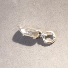 Load image into Gallery viewer, HOT SPRINGS Clawfoot Tub Tiny .925 Sterling Silver Charm Pendant Arkansas Souvenir PM61