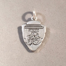 Load image into Gallery viewer, MT RAINIER MARMOT .925 Sterling Silver Charm Pendant National Park Sign Hoary Marmot NA09