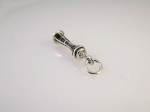 SPACE NEEDLE .925 Sterling Silver 3-D Charm Pendant Seattle WA Travel Northwest Landmark  NW01