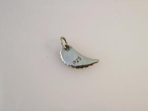 WING .925 Sterling Silver Charm Pendant Angel Bird Feathers bi03