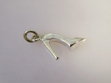 Load image into Gallery viewer, Stiletto HIGH HEEL Shoe .925 Sterling Silver 3-D Charm Pendant Pump Tall Stiletto  du09