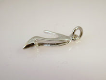 Load image into Gallery viewer, Stiletto HIGH HEEL Shoe .925 Sterling Silver 3-D Charm Pendant Pump Tall Stiletto  du09