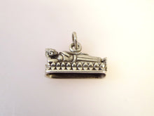 Load image into Gallery viewer, RECLINING BUDDHA .925 Sterling Silver 3-D Charm Pendant Wat Pho Temple Bangkok Thailand fa04