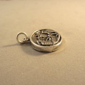 CLIFF DWELLINGS  .925 Sterling Silver Charm Pendant Gila NM Mesa Verde National Park CO Pueblo pm08