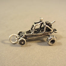 Load image into Gallery viewer, DUNE BUGGY  .925 Sterling Silver 3-D Charm Pendant Sand Rail Dunes Off Road ATV Racing vh27