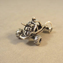 Load image into Gallery viewer, DUNE BUGGY  .925 Sterling Silver 3-D Charm Pendant Sand Rail Dunes Off Road ATV Racing vh27