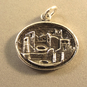 CLIFF DWELLINGS  .925 Sterling Silver Charm Pendant Gila NM Mesa Verde National Park CO Pueblo pm08