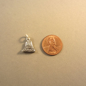 DEVILS TOWER .925 Sterling Silver Charm Pendant National Monument Bear Lodge Park WY pm09