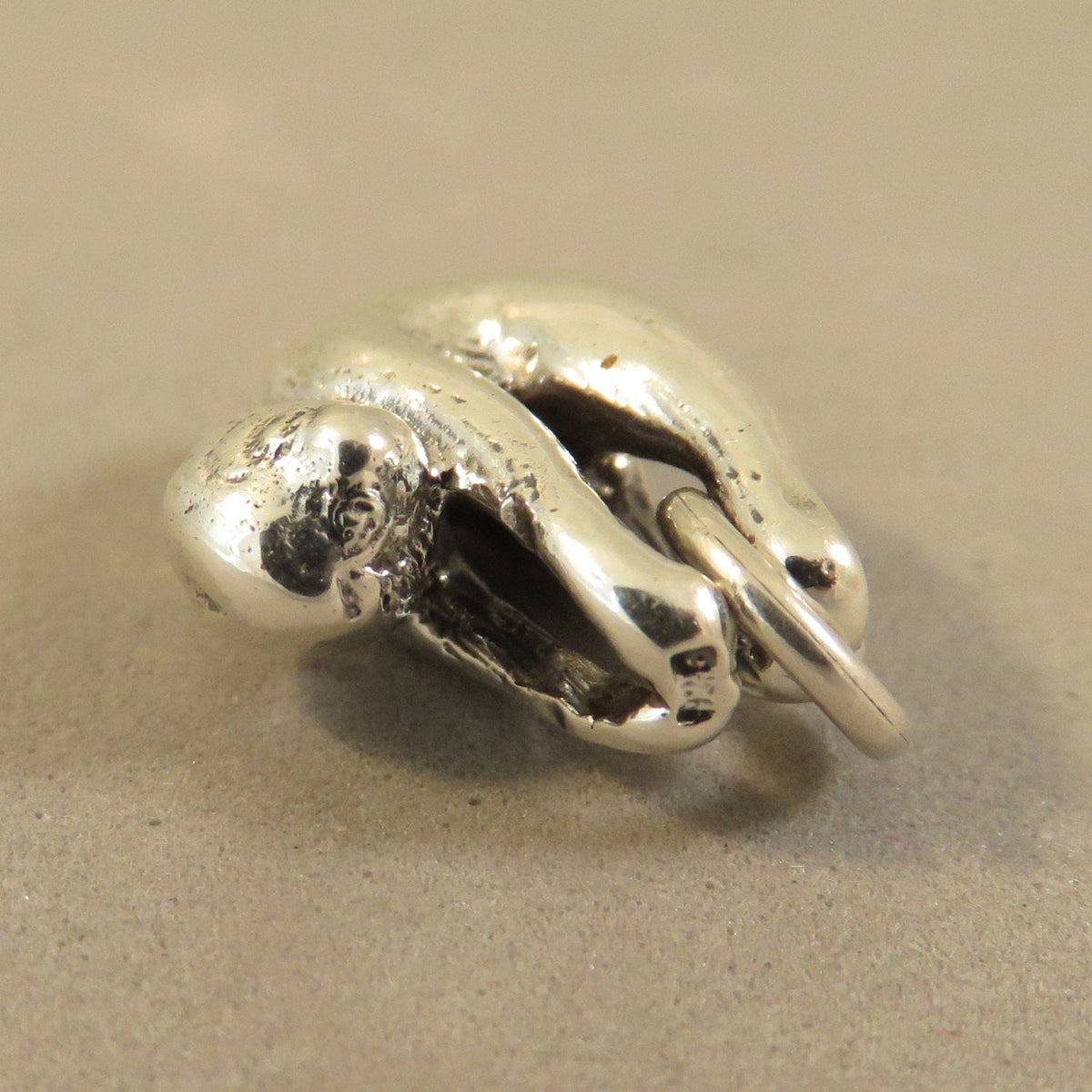 Sterling Silver 3-D SLOTH Charm Pendant .925 Sterling Silver New Costa ...