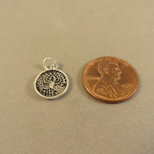 Load image into Gallery viewer, Celtic Knot TREE OF LIFE .925 Sterling Silver Tiny Charm Pendant Garden Small Irish Ireland ga61