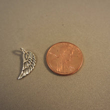 Load image into Gallery viewer, WING .925 Sterling Silver Charm Pendant Angel Bird Feathers bi03