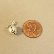 Load image into Gallery viewer, PEACH .925 Sterling Silver 3-D Charm Pendant Fruit Georgia Food Kitchen New kt23