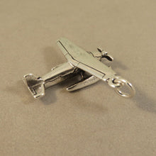 Load image into Gallery viewer, FLOATPLANE .925 Sterling Silver 3-D Charm Pendant Seaplane Float Plane Alaska Seattle Airplane  vh05