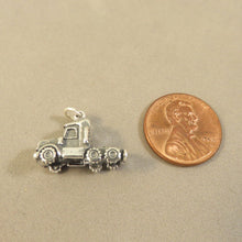 Load image into Gallery viewer, SEMI TRUCK CAB  .925 Sterling Silver Charm Pendant Trailer Trucker Big Rig vh06