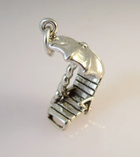 Load image into Gallery viewer, BEACH CHAIR &amp; UMBRELLA .925 Sterling Silver 3-D Charm Pendant Lounge Parasol Vacation Deck NT01