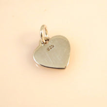 Load image into Gallery viewer, Live Love Laugh HEART .925 Sterling Silver Charm Pendant Valentine Love Words Inspirational HL20