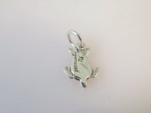 Load image into Gallery viewer, SEA TURTLE Small .925 Sterling Silver 3-D Charm Pendant Beach Ocean Nautical Swimming NT28