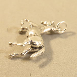 APPALOOSA HORSE 3-D .925 Sterling Silver Charm Pendant Spotted Pony Mare Stallion Equine AN50