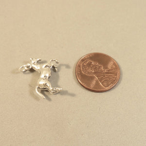 APPALOOSA HORSE 3-D .925 Sterling Silver Charm Pendant Spotted Pony Mare Stallion Equine AN50