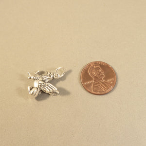 GRIFFIN .925 Sterling Silver 3-D Charm Pendant Lion Eagle Travel Greek Mythology Gryphon my04