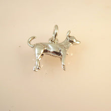 Load image into Gallery viewer, Sale! Light CHIHUAHUA .925 Sterling Silver Charm Pendant Light Small Puppy Pet Breed Dog SL11K