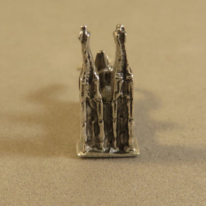 KOLN CATHEDRAL 3-D .925 Sterling Silver Charm Pendant Europe Germany Cologne Church Duomo tg07