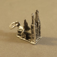 Load image into Gallery viewer, KOLN CATHEDRAL 3-D .925 Sterling Silver Charm Pendant Europe Germany Cologne Church Duomo tg07