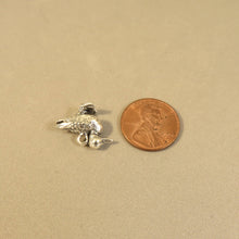 Load image into Gallery viewer, DUCK .925 Sterling silver Charm Pendant Bird Duckling Mallard Waterfowl bi07