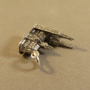 KOLN CATHEDRAL 3-D .925 Sterling Silver Charm Pendant Europe Germany Cologne Church Duomo tg07