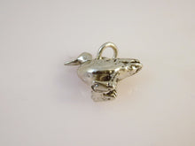 Load image into Gallery viewer, DUCK .925 Sterling silver Charm Pendant Bird Duckling Mallard Waterfowl bi07